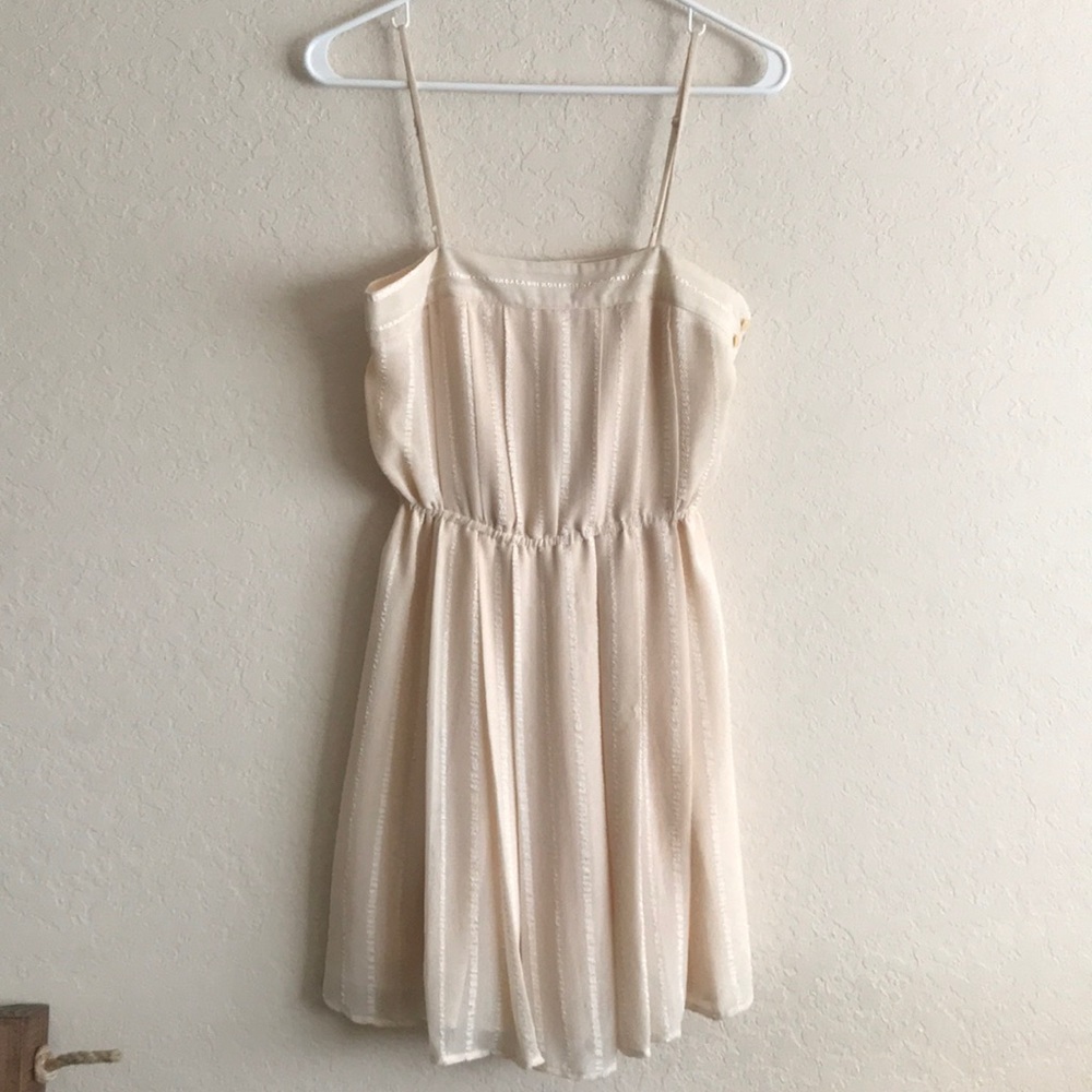 Cream Flirty Dress